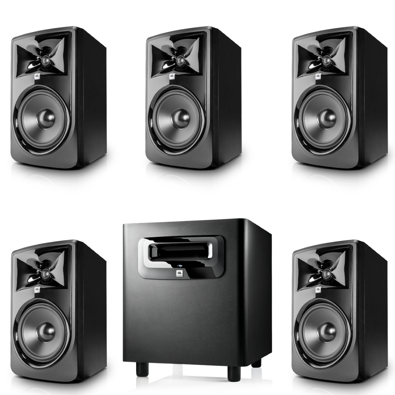308P MkII 8 inch Powered 5.1 Monitor System with Subwoofer